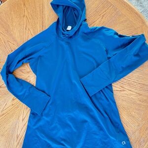GAP Fit Vibrant Blue Athletic Hoodie activewear athleisure sweatshirt sweater